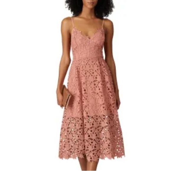 Astr Dresses & Skirts - ASTR Lace A-Line MIDI Dress - Medium